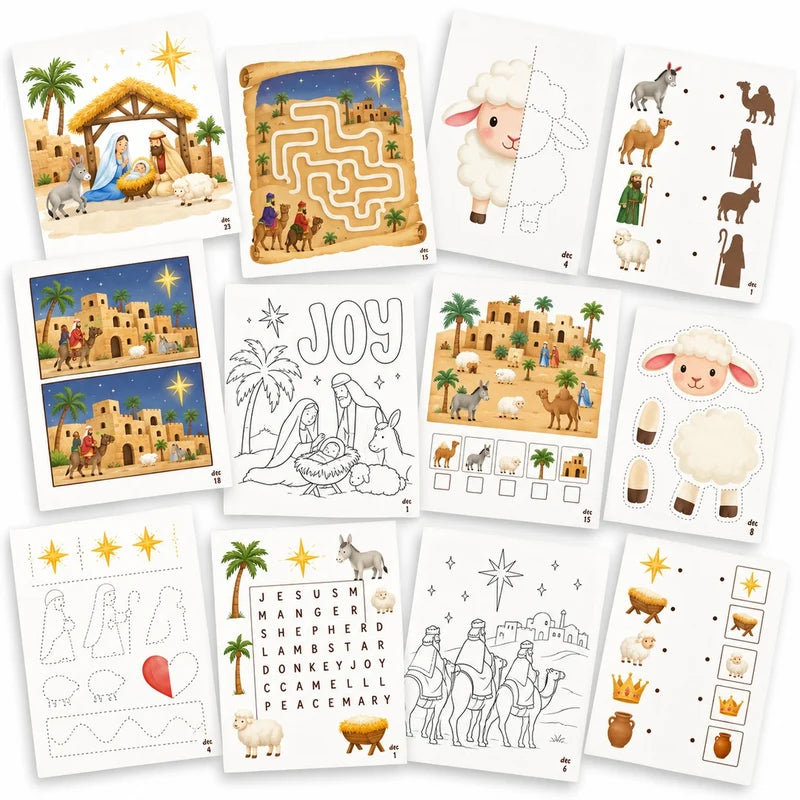 Selvela Christmas With Jesus Countdown Kit