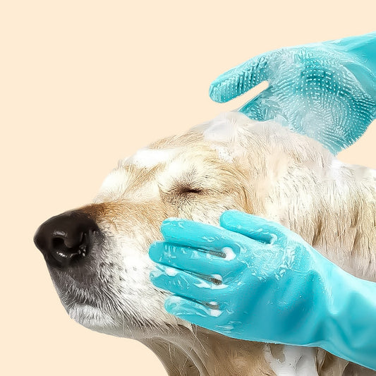 FurScrub | Pet Grooming Gloves - Selvela