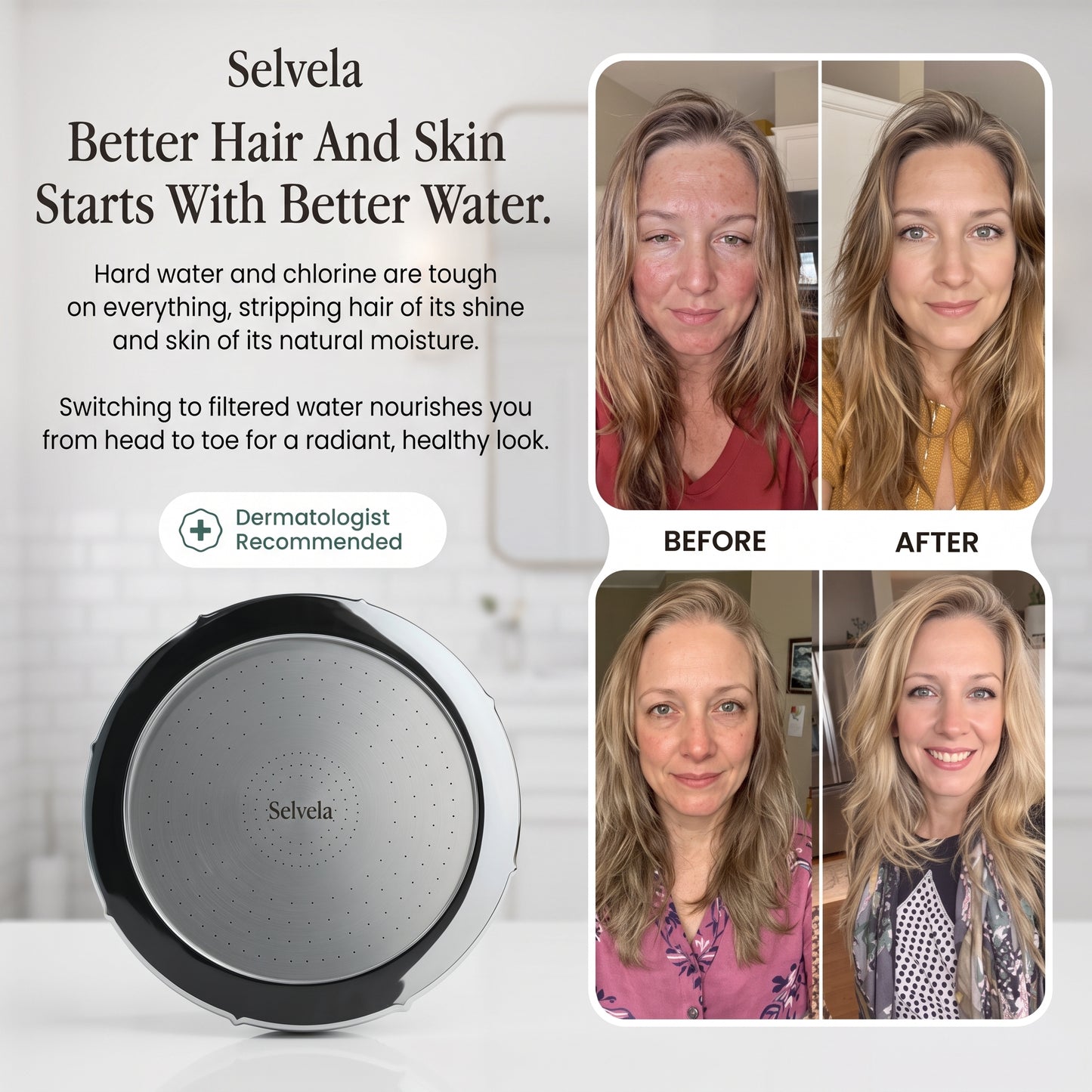 Selvela Filtered Showerhead