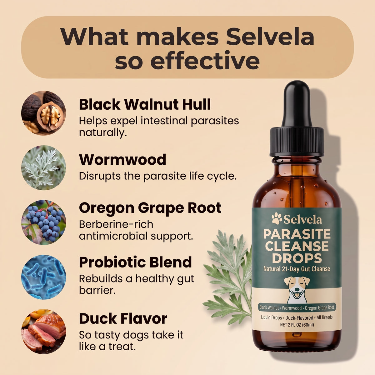 Selvela parasite cleanse drops