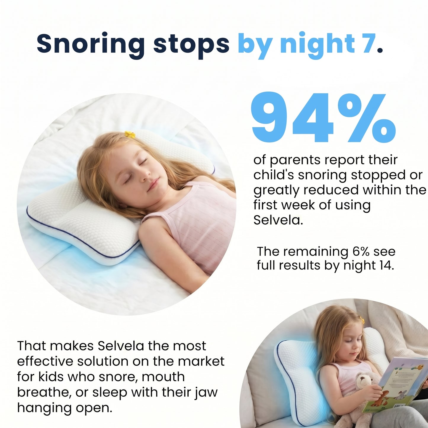 Selvela Posture Kids Pillow