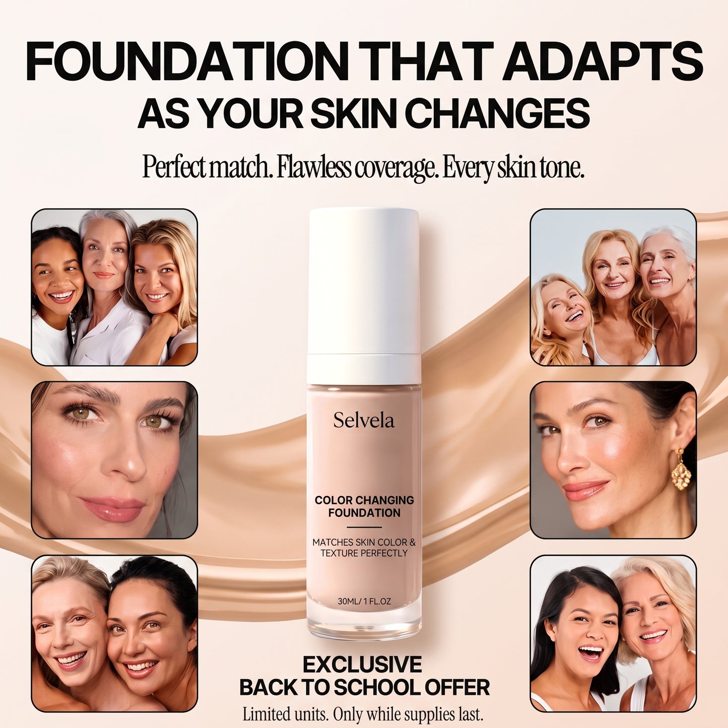 Selvela Color Changing Foundation