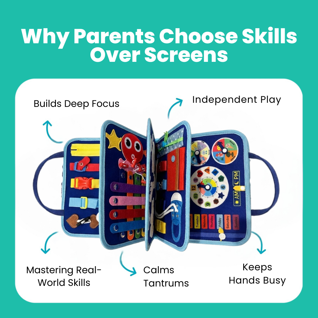 Selvela Montessori Busy Board