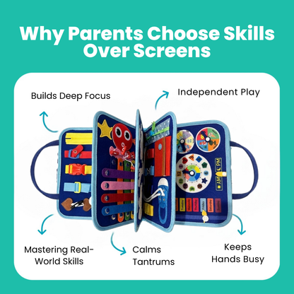 Selvela Montessori Busy Board