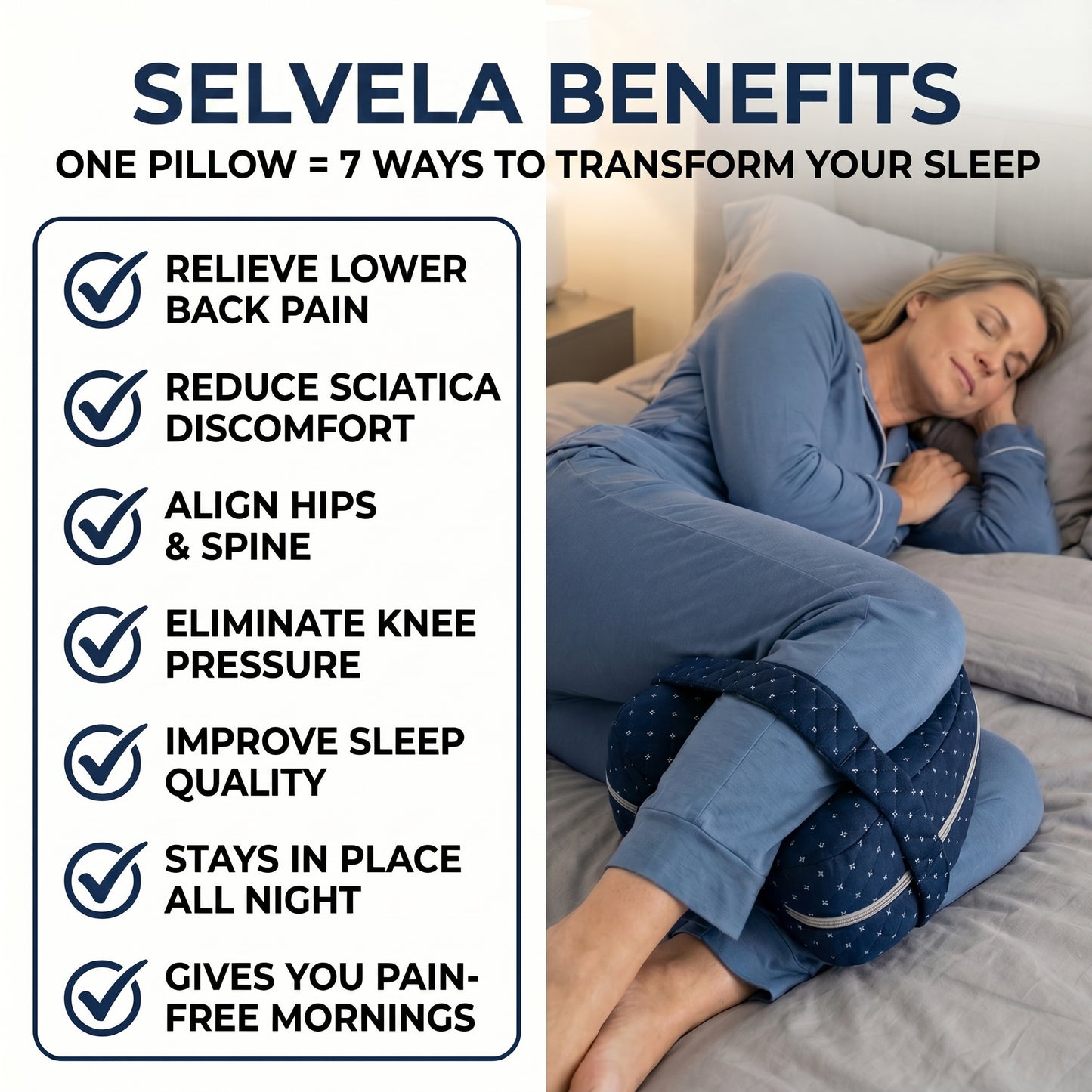 Selvela Knee Alignment Pillow