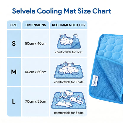 Protect Your Cat From Heatstroke with Selvela Cooling Mat