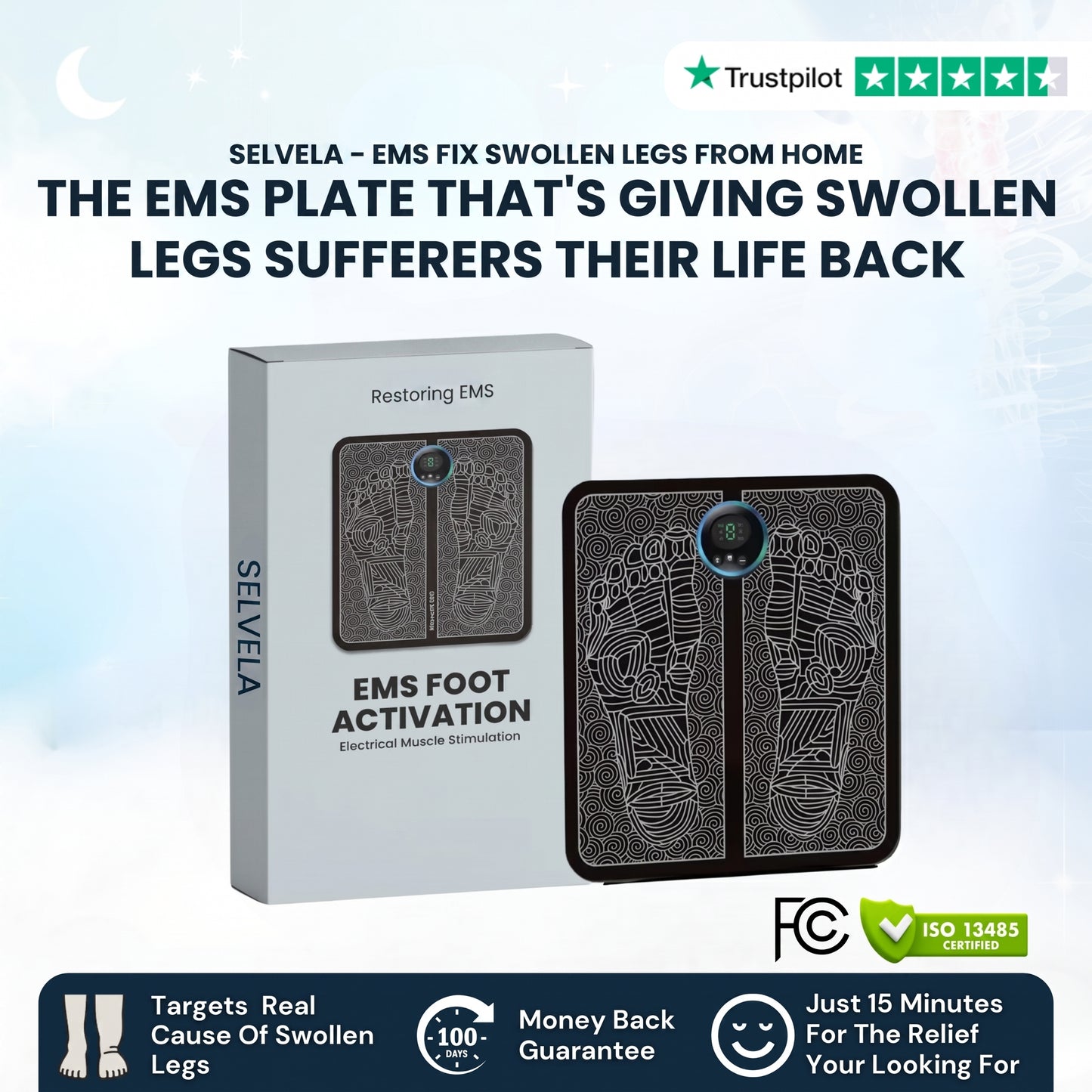 SELVELA - EMS FIX SWOLLEN LEGS FROM HOME