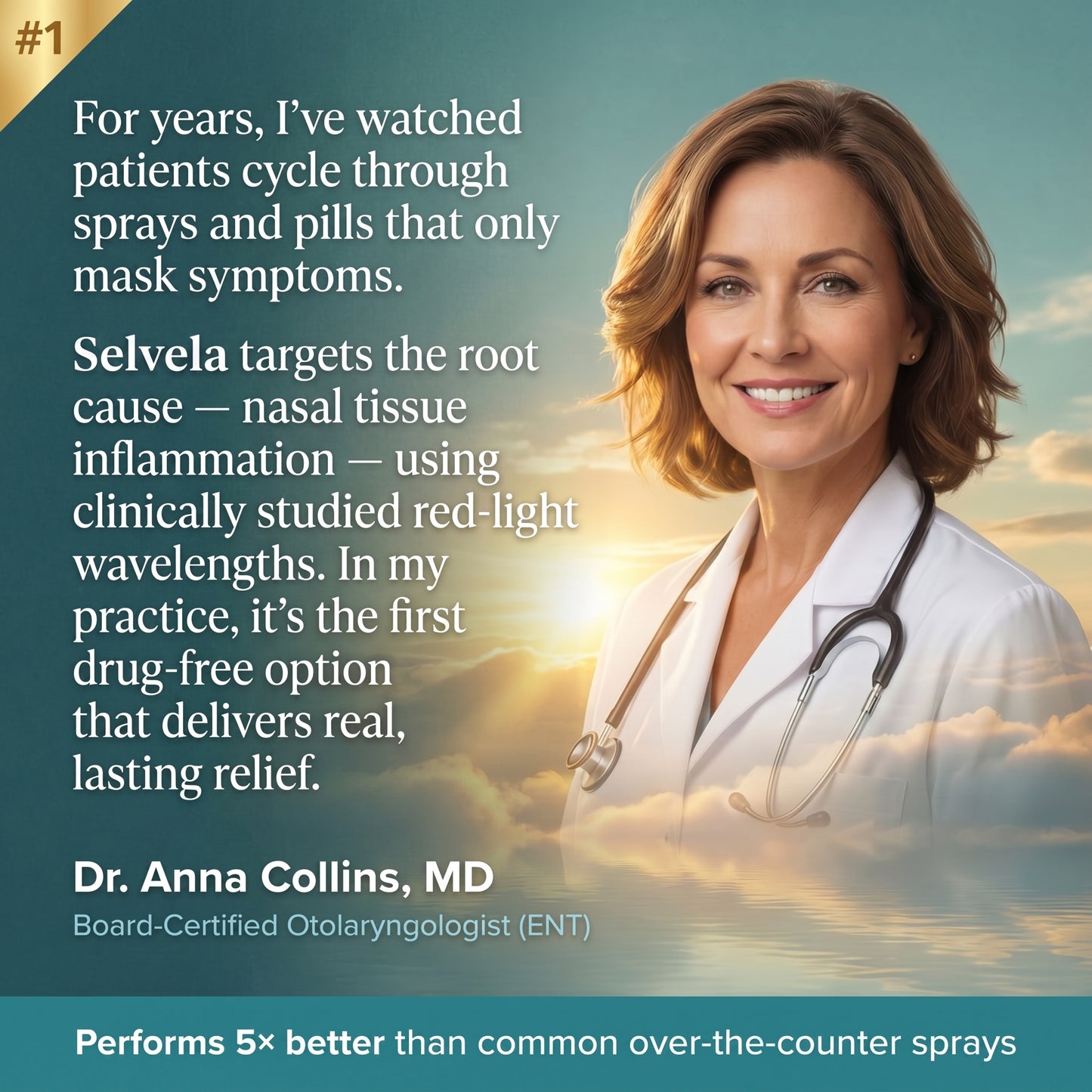 Selvela Red Light Nasal Relief