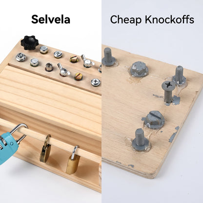 Selvela Montessori Screwdriver Board
